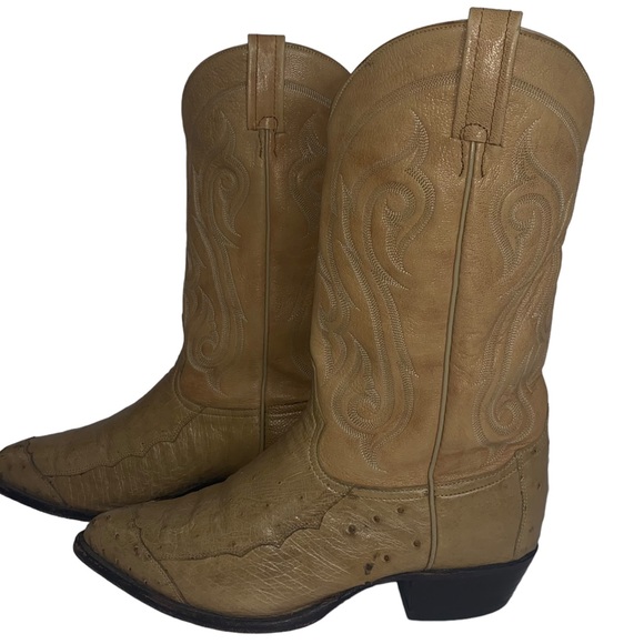 Tony Lama Other - Tony Lama 11D smooth ostrich western exotic cowboy boots
